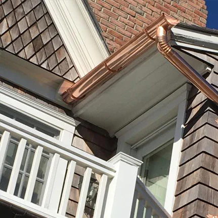 copper gutter installation South Valley Stream ny